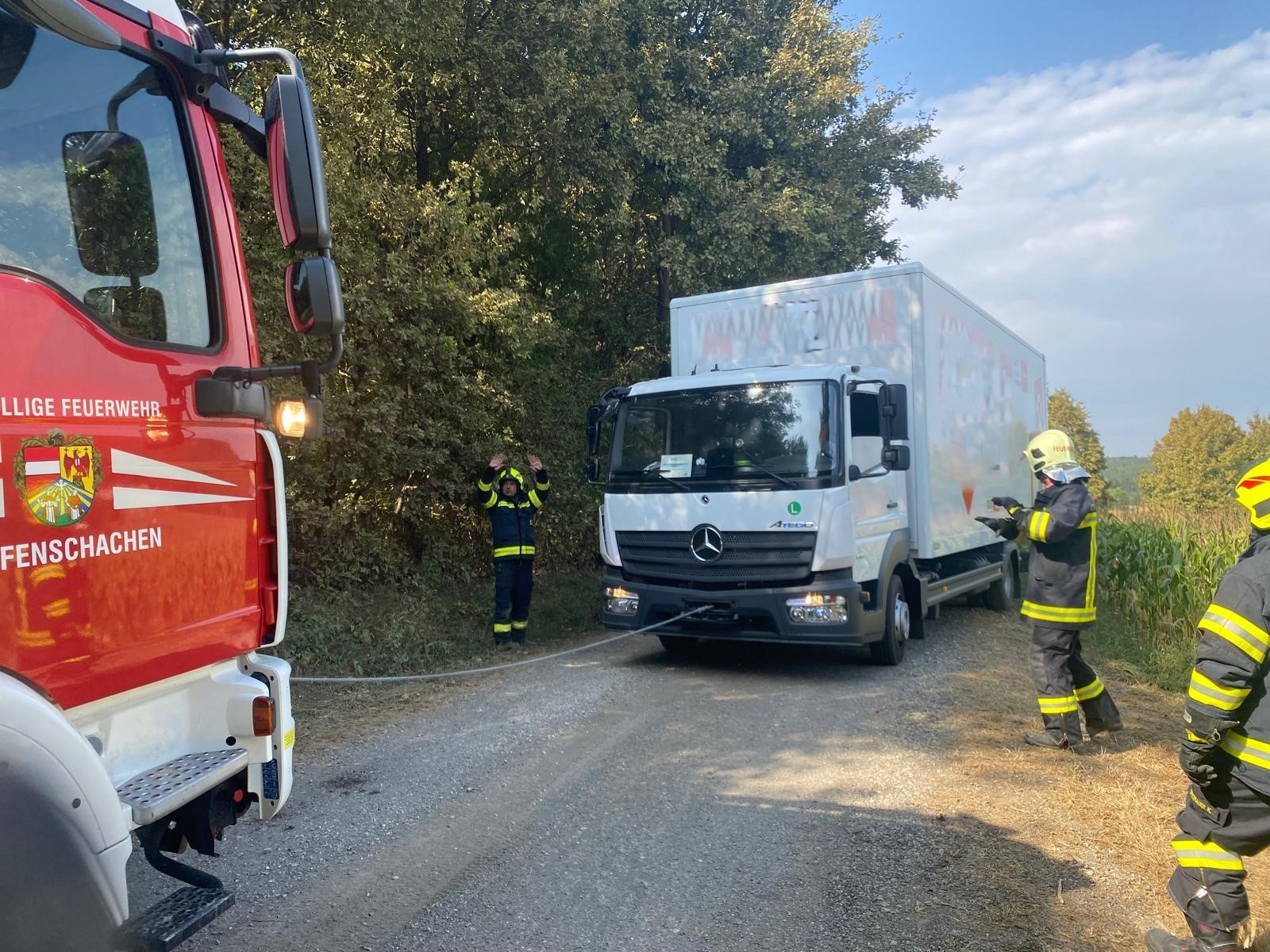 T1 – LKW-Bergung am 05.09.2024